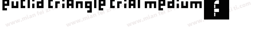 Euclid Triangle Trial Medium字体转换